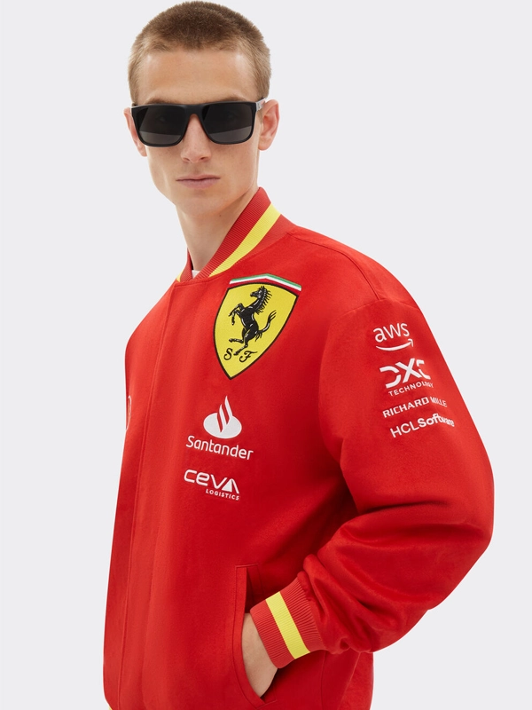 Varsity Bomber Jacket Puma for Scuderia Ferrari