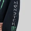 Vintage Monster Energy Hoodie Black