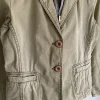 Von Dutch Grey High Neck Brown Blazer