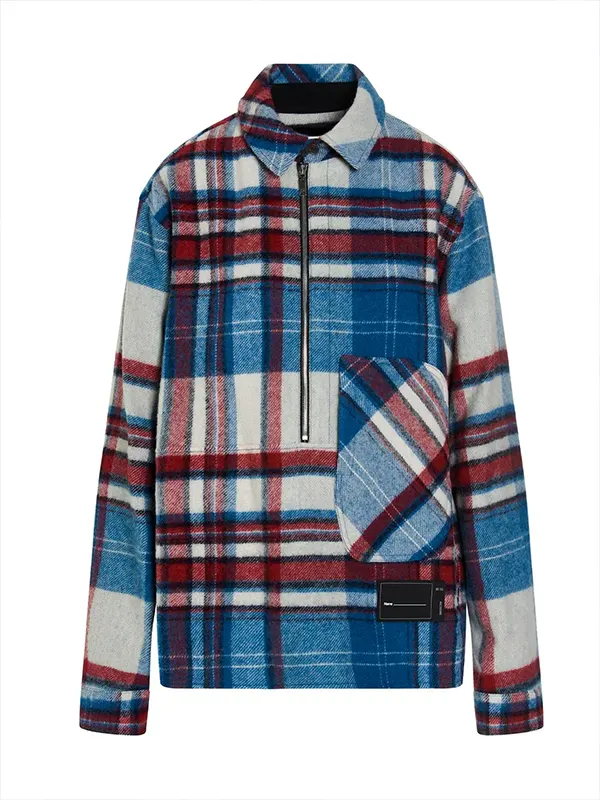 We11done-half-zip-plaid-shirt-jacket