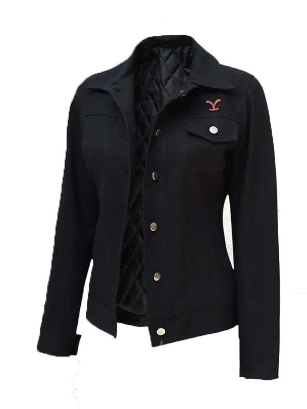 Women's Rip Wheeler Yellowstone Black Jacket