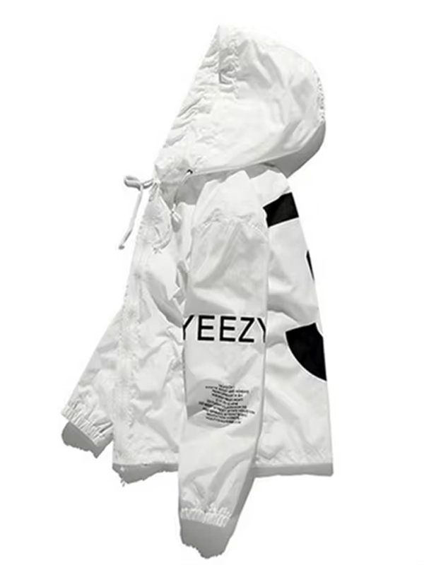 Yeezy Season 3 Kanye West White Hoodie Jacket