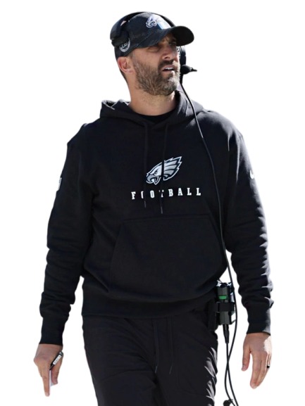 nick sirianni philadelphia eagles black hoodie