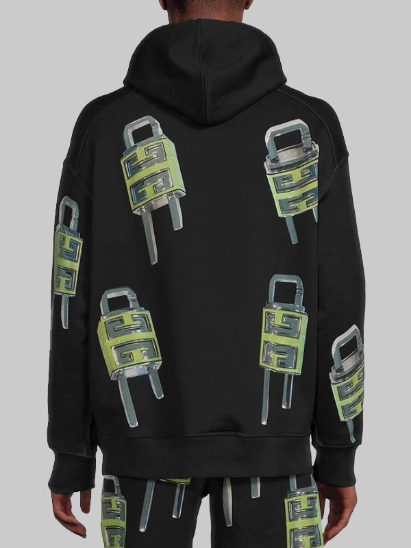 A$AP Rocky 4G Lock Print Hoodie