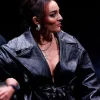 AEW Dynamite Deonna Purrazzo Black Leather Trench Coat