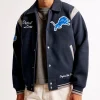 Abercrombie Detroit Lions Varsity Bomber Jacket Flavor Flav