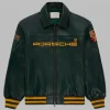 Aime Leon Dore x Porsche 993 Turbo Leather Jacket Green