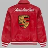 Aime Leon Dore x Porsche 993 Turbo Red Leather Jacket