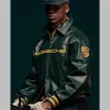 Aimé Leon Dore x Porsche Leather Club Jacket Green