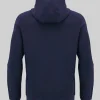 Alex Sanderson Sale Sharks Travel Blue Zip-Up Hoodie