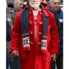 Arnold Schwarzenegger The Man with the Bag Santa Claus Coat Red