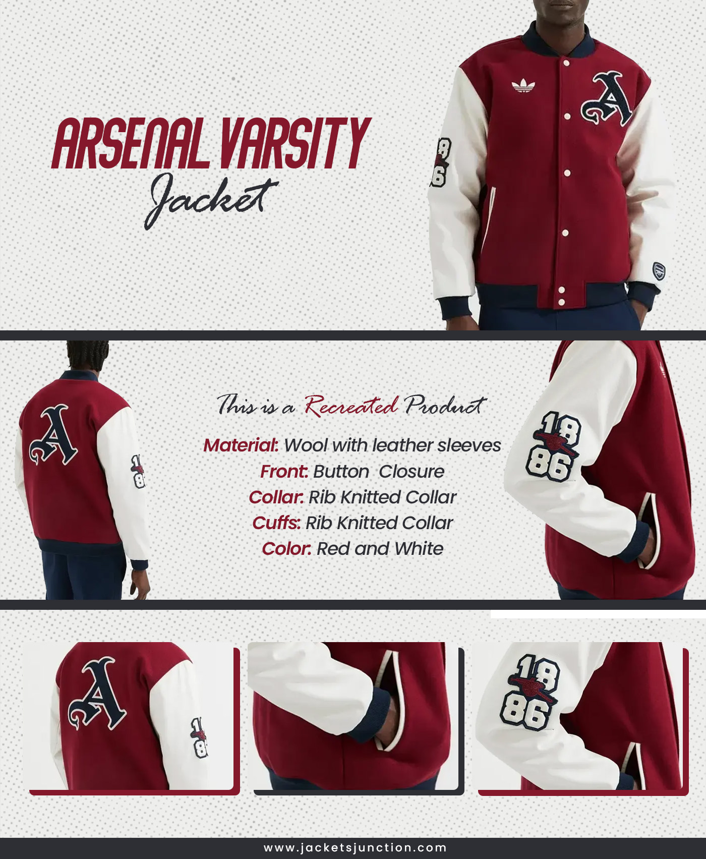 Arsenal 24-25 Varsity Jacket