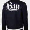 Bay FC Black Letterman Varsity Jacket