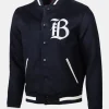 Bay FC Letterman Jacket Black