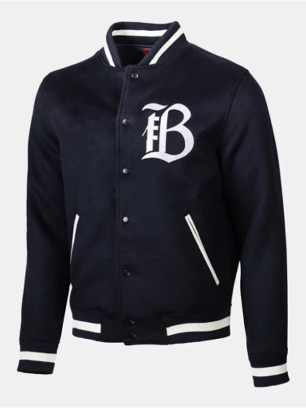 Bay FC Letterman Jacket Black