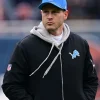 Ben Johnson Detroit Lions Black Bomber Jacket