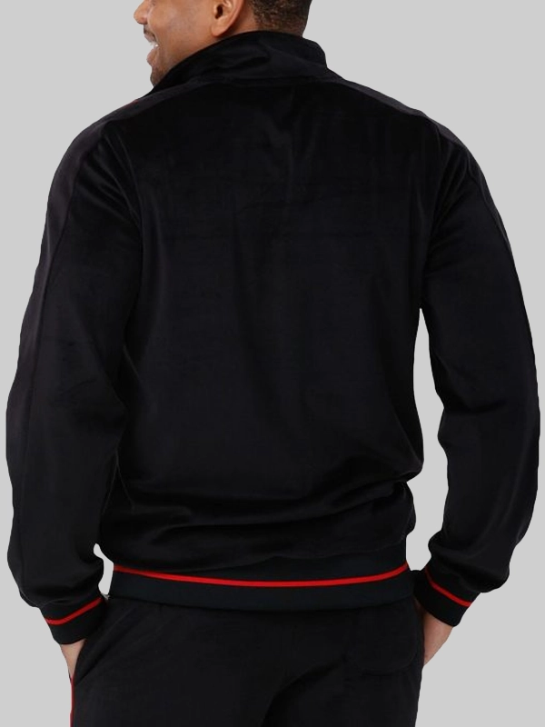 Black Velour Tracksuit Chiefs