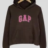 Brown And Pink Gap Hoodie