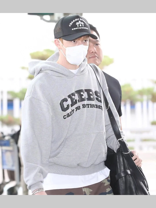 Ceebs Can't Be Bothered Grey Hoodie