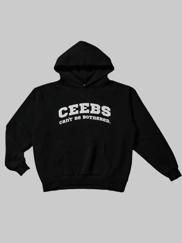 Ceebs Can't Be Bothered Hoodie Black