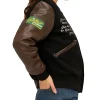 Cherry Rodeo Champ Black & Brown Varsity Jacket