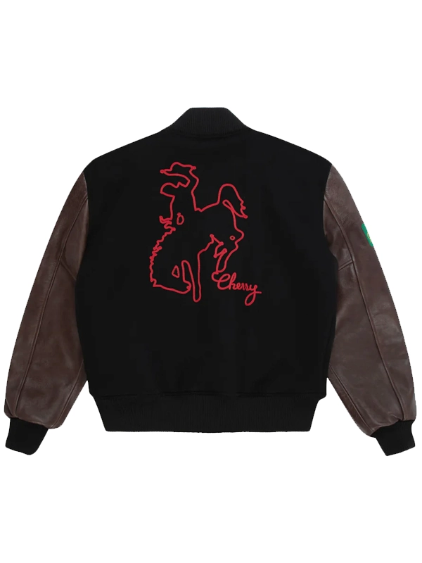 Cherry Rodeo Champ Black Varsity Jacket