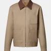 Chiefs v Chargers Game Patrick Mahomes Beige Jacket