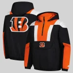 Cincinnati Bengals Starter Charger Half-Zip Jacket