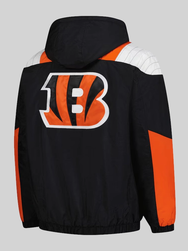 Cincinnati Bengals Starter Half-Zip Jacket Black