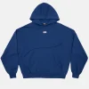 Cold Culture Y-Y Patchwork Hoodie Blue