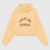 Cropped Essentials Hoodie