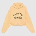 Cropped Essentials Hoodie