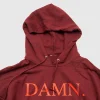 DAMN Album Kendrick Lamar Hoodie Maroon