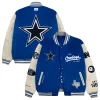 Dallas Cowboys GOLF WANG Letterman Full-Snap Jacket