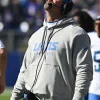 Dan Campbell Detroit Lions Grey Sideline Hoodie