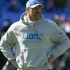 Dan Campbell Lions Grey Sideline Hoodie