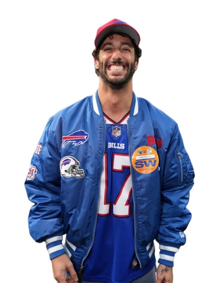 Daniel Ricciardo Buffalo Bills Varsity Jacket Blue