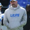 Detroit Lions Dan Campbell Hoodie Grey