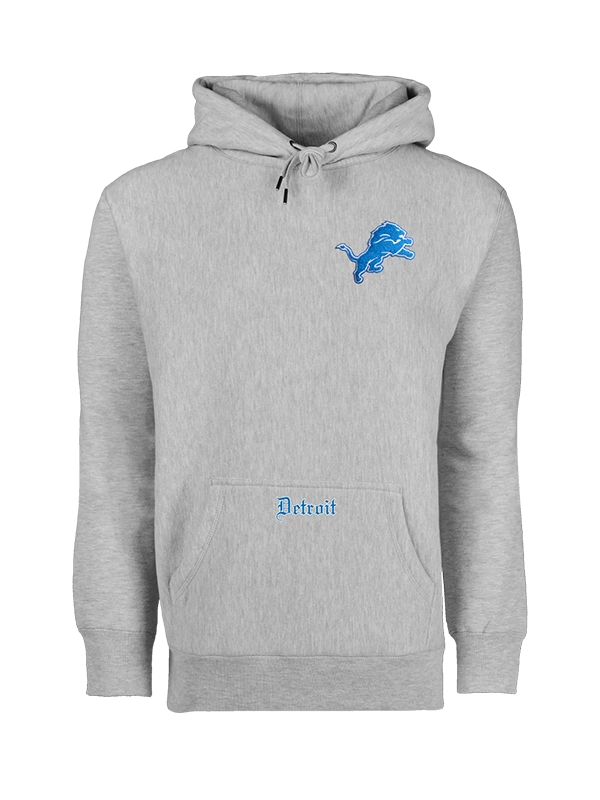 Detroit Lions Fireside Hoodie Grey