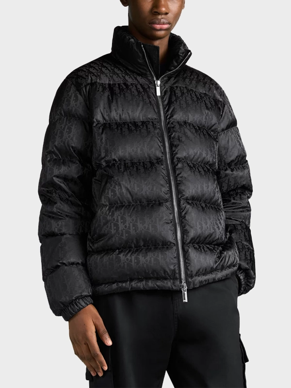 Dior Oblique Down Jacket Black