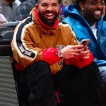 Drake Embroidered Hooded Snow Ski Jacket