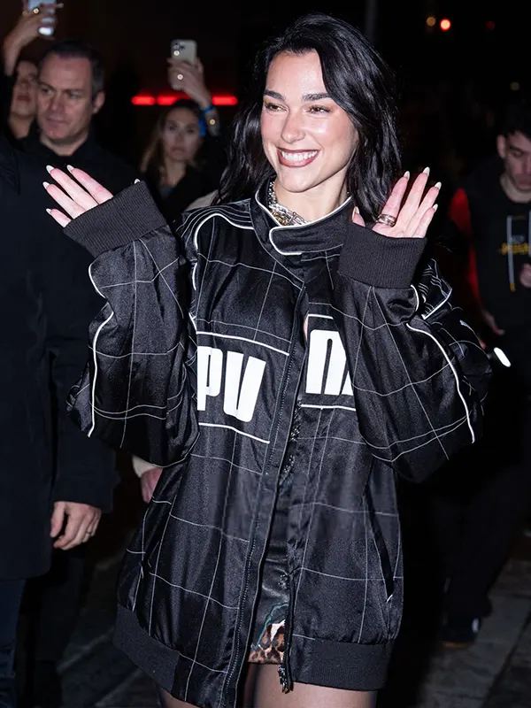 Dua-Lipa-Oversized-Puma-Racer-Jacket-Black