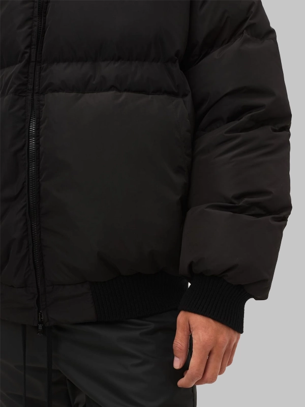 Fear of God Essentials Downfilled Black Puffer Bomber Jacket