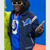 Flavor Flav Detroit Lions Blue Varsity Bomber Jacket