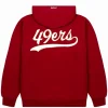 GOLF WANG 49ers Cutout Red Pullover Hoodie