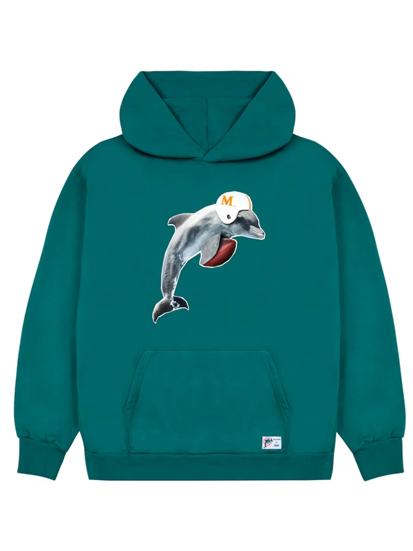 GOLF WANG Dolphins Cutout Pullover Hoodie