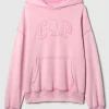 Gap Wicked Vintage Soft Logo Hoodie Pink