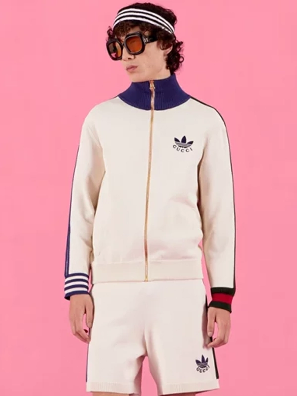 Gucci Adidas Track Jacket White