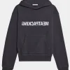 Helmut Lang Meatpacking Logo Hoodie Grey