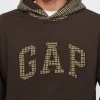 Houndstooth Brown Gap Hoodie